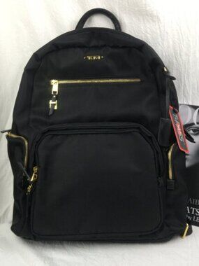 🍒🍒NWT Tumi Voyageur Carson Backpack Bag Black🍒🍒